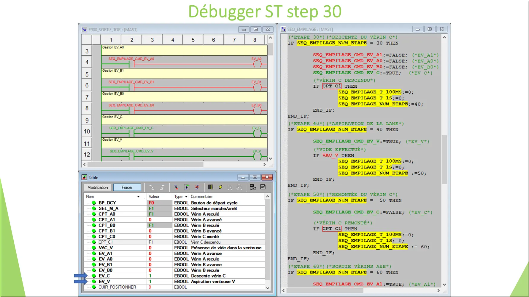 Débugger ST step 30